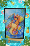 Acrylique A6 Pokémon Dracaufeu