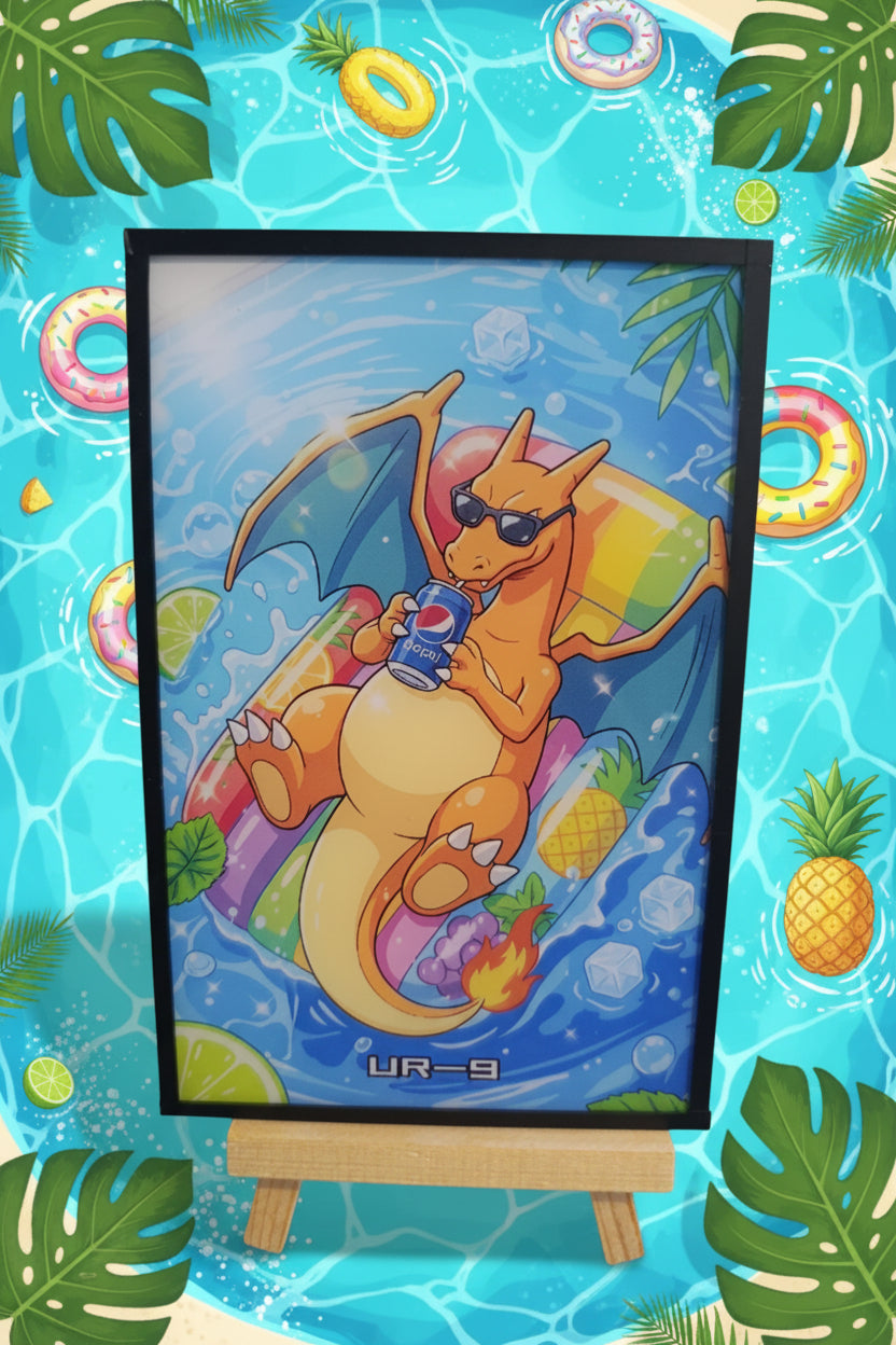 Acrylique A6 Pokémon Dracaufeu