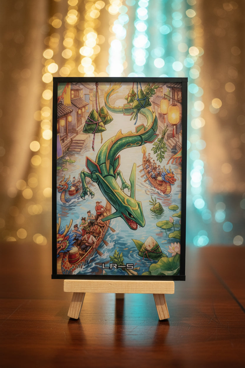 Acrylique A6 Pokémon Rayquaza