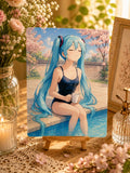 Carte métallique Miku
