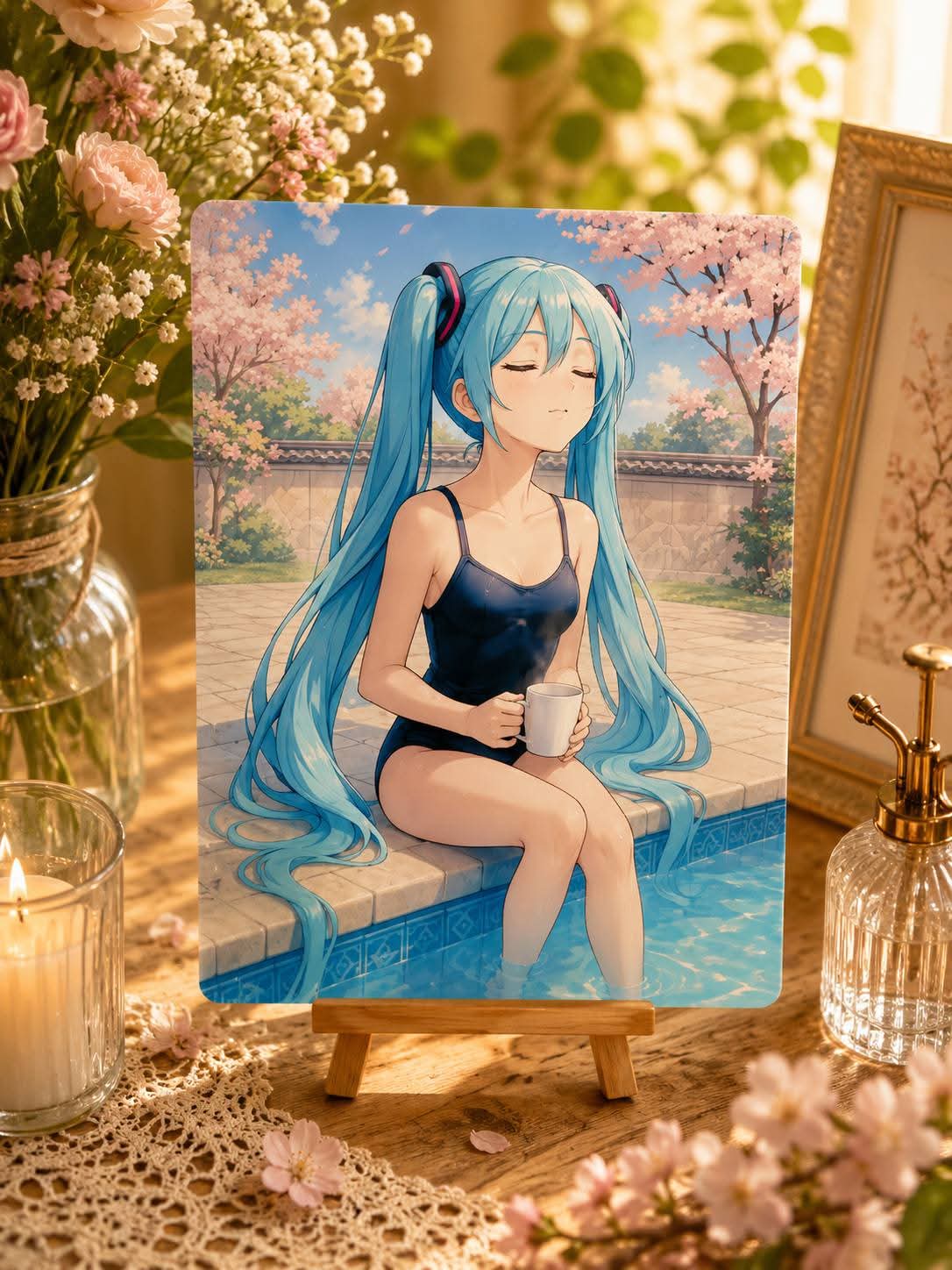 Carte métallique Miku